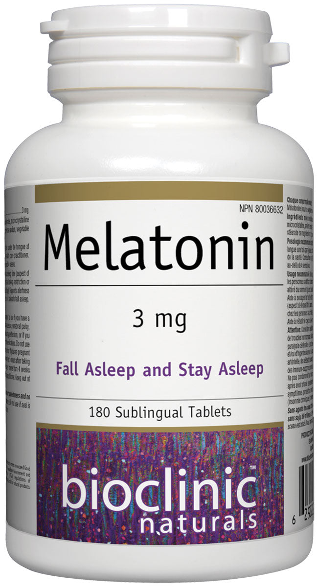 Melatonin (180 3mg sublingual tablets)