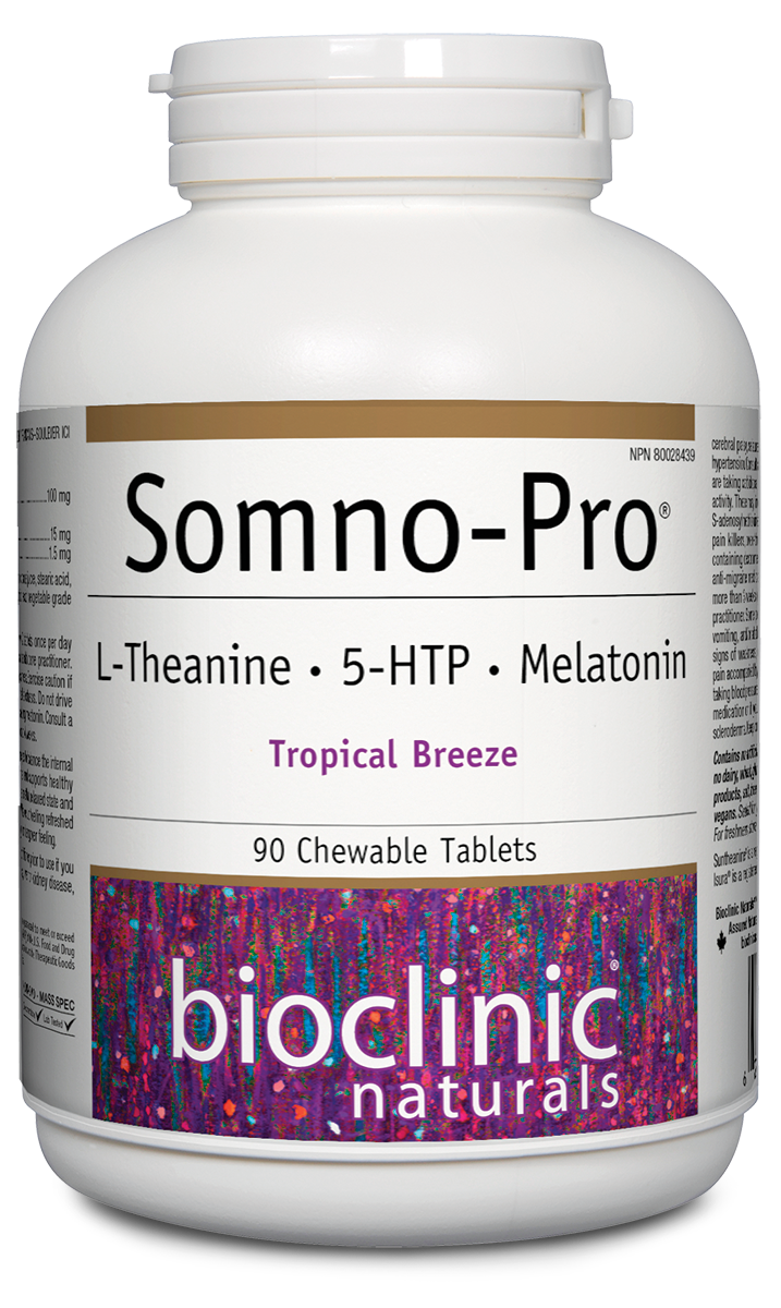 Somno-Pro L-Theanine/5HTP/Melatonin (90 chewable tablets)