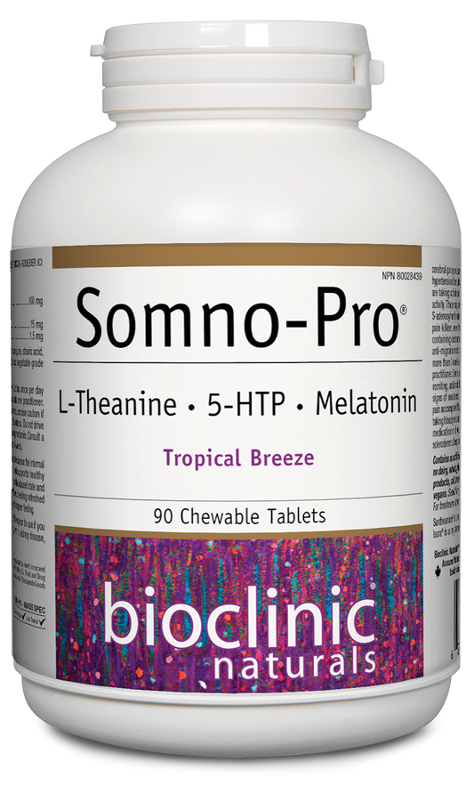Somno-Pro L-Theanine/5HTP/Melatonin (90 chewable tablets)