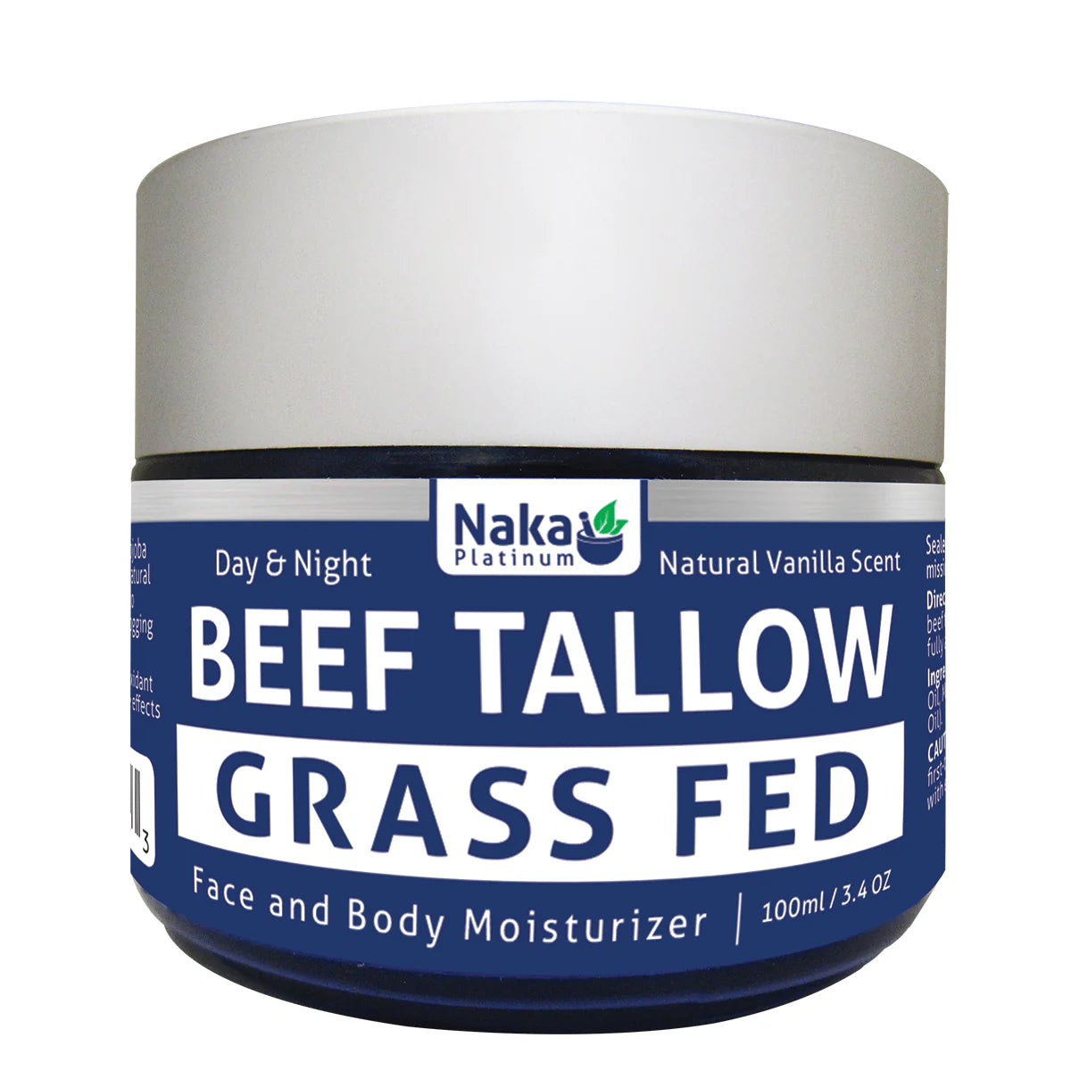 Beef Tallow (Grass-Fed) Face & Body Moisturizer (100ml)
