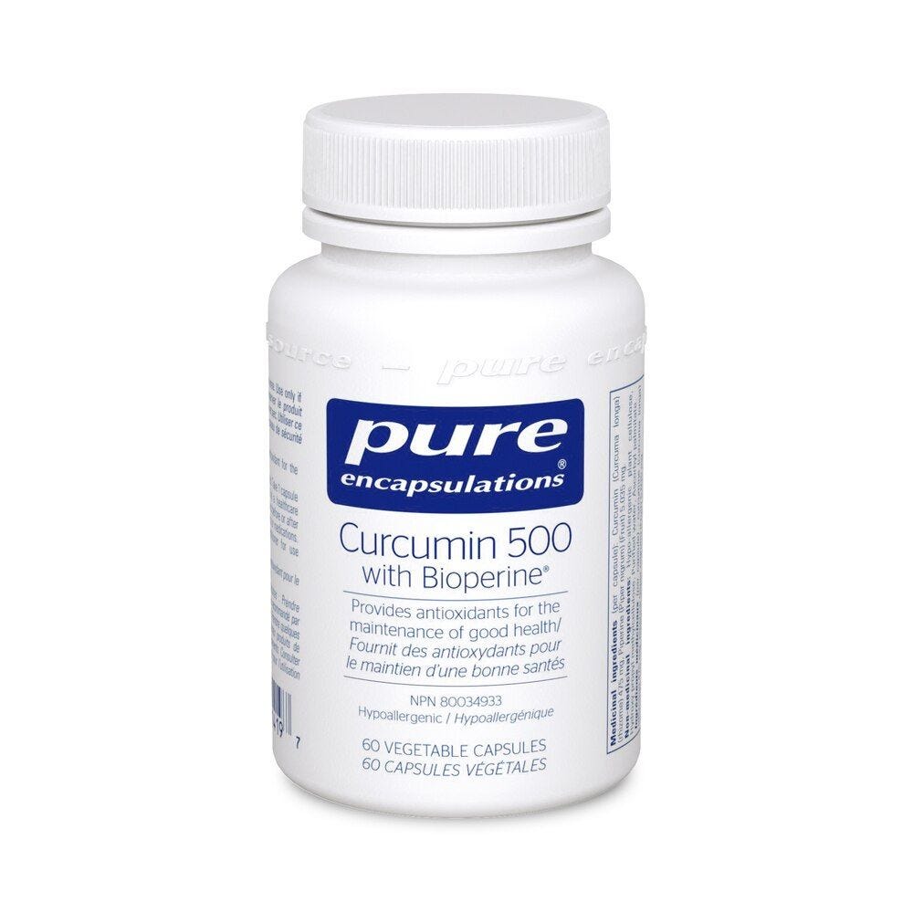 Curcumin 500 with Bioperine (60 capsules)